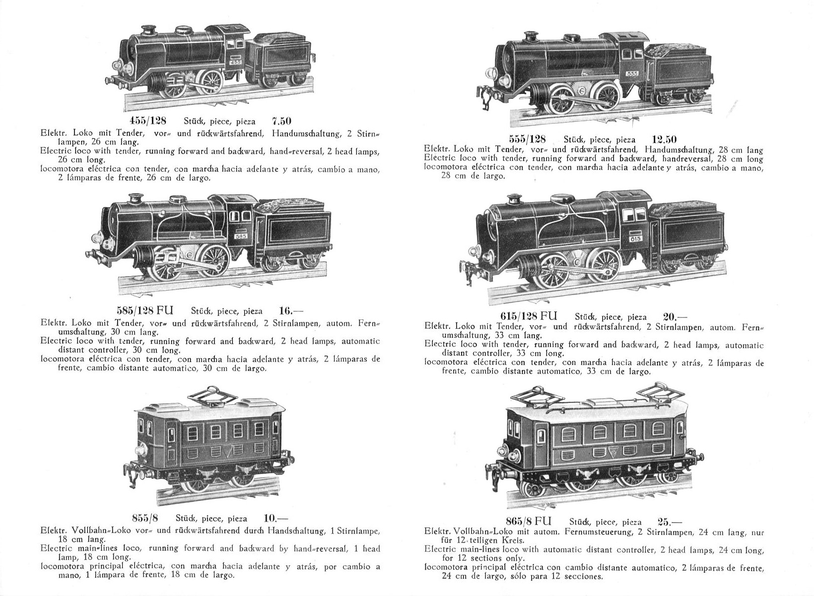 Dorfan Fandor Josef Kraus Blechspielzeug Eisenbahn